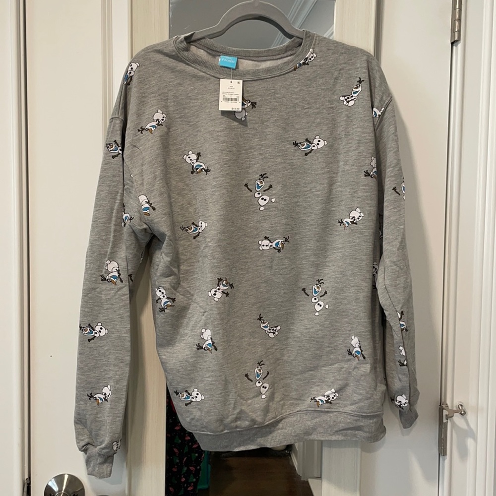 NWT Disney Frozen Olaf Sweatshirt